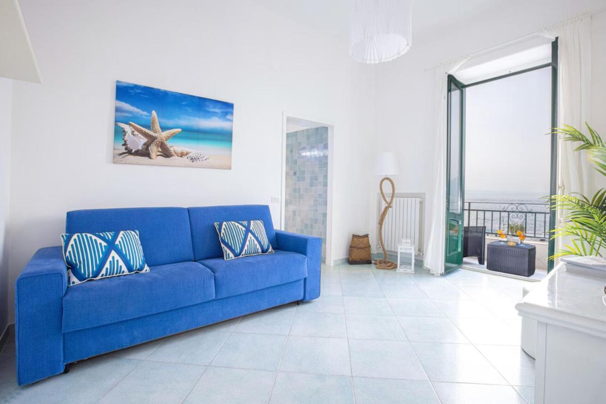 Sorrentovibes - Seaview Home On The Beach & Amazing Views Terrace Zewnętrze zdjęcie